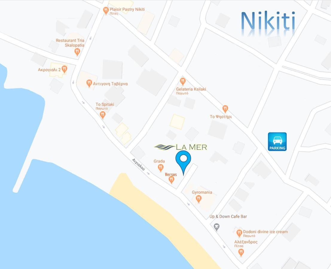 La Mer Apartments Nikiti  Zewnętrze zdjęcie